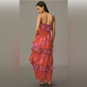 Anthropologie Tiered Maxi Dress